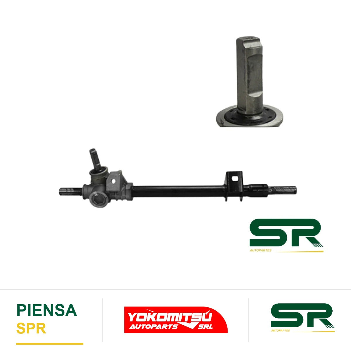 CAJA DE DIRECCIÓN ESTÁNDAR CON BIELETAS SIN TERMINALES PLATINA 1.6L 2002-2010 YOKOMITSU