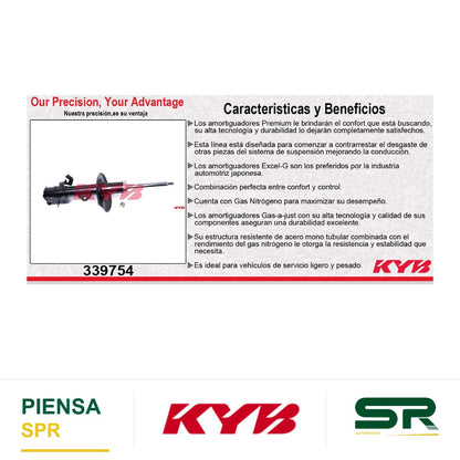 AMORTIGUADOR DELANTERO DERECHO GAS EXCEL-G NISSAN JUKE (2012-2017 ) KYB