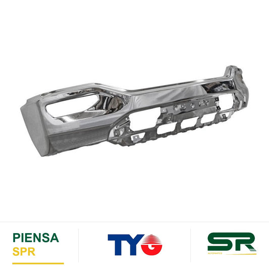 DEFENSA DELANTERA CROMADA PARA FARO DE NIEBLA SIN HOYO PARA SENSOR GMC 2014-2018 SIERRA TYG