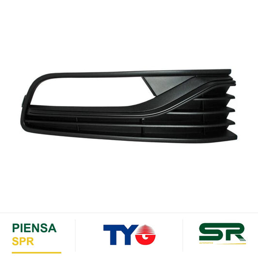 REJILLA DERECHO PARA FARO DE NIEBLA FILO NEGRO VOLKSWAGEN POLO 2015-2020 C / MOLD ALD265 CV TYG