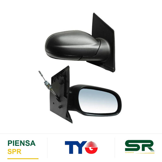 ESPEJO DERECHO CONTROL INTERIOR VOLKSWAGEN LUPO 2005-2009 / VOLKSWAGEN CROSSFOX 2007-2010 / VOLKSWAGEN SPORTVAN TDI 1 4 2007-2009 / VOLKSWAGEN 1 4 2007-2009 / VOLKSWAGEN 1 2 2007-2009 TYG
