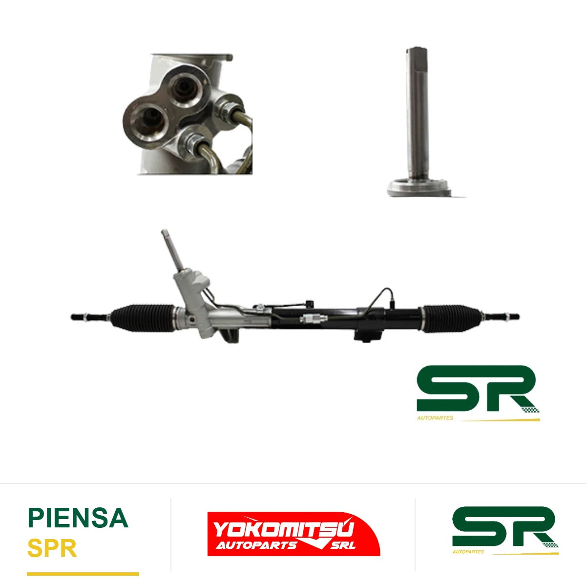 CAJA DE DIRECCIÓN HIDRÁULICA CON BIELETAS SIN TERMINALES (6.4L) (DURANGO 11-15) GRAND CHEROKEE 2/4WD 3.0L/3.6L/5.7L 2011-2015 YOKOMITSU