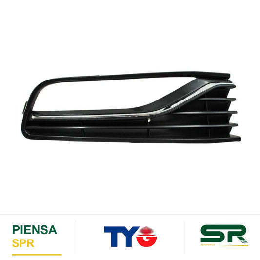 REJILLA DERECHO PARA FARO DE NIEBLA CROMADA VOLKSWAGEN POLO 2015-2020 FILO TYG
