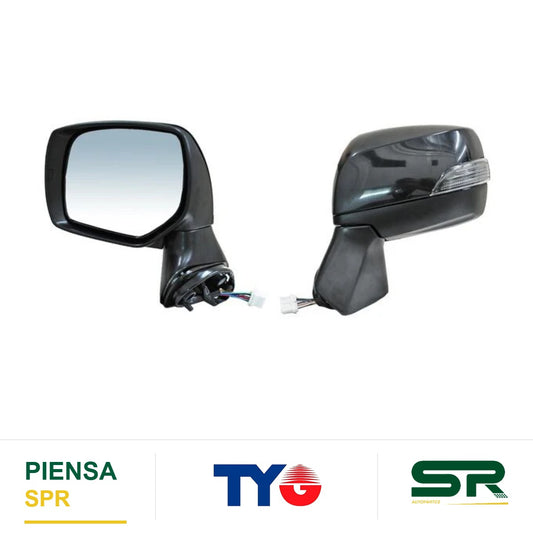 ESPEJO IZQUIERDO ELÉCTRICO CON DIRECCIONAL CON DESEMPAÑANTE PARA PINTAR SUBARU FORESTER I2 5 2013-2018 / SUBARU XT2 0 2013-2018 / SUBARU XT 2013-2018 / SUBARU XSL 2013-2018 / SUBARU XS 2013-2018 / SUBARU X 6 2013-2018 TYG