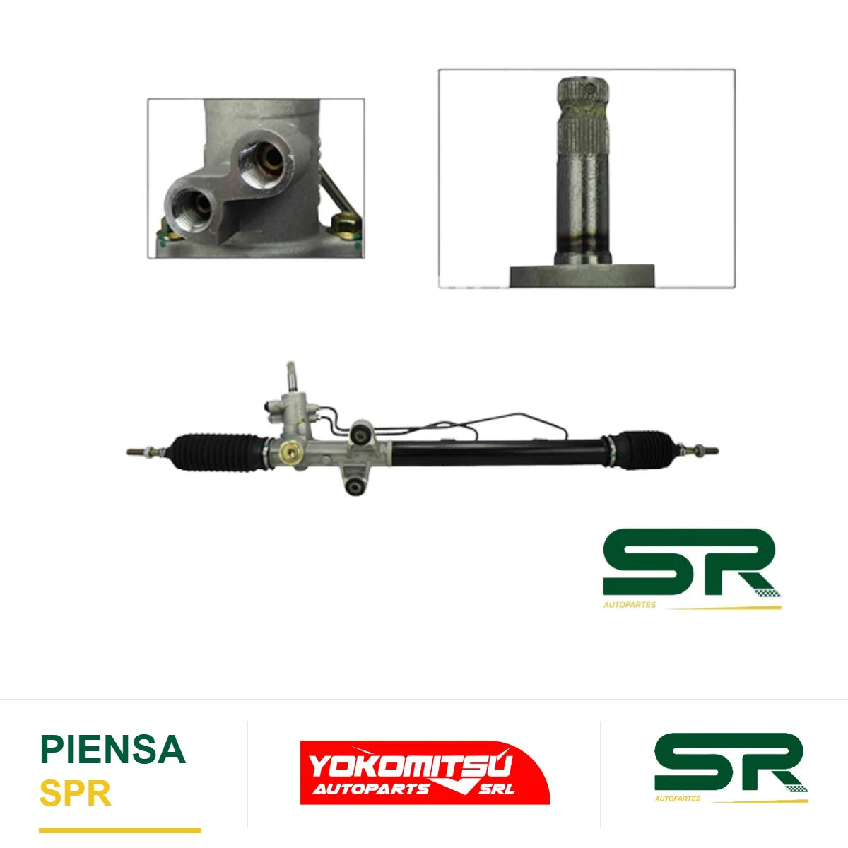 CAJA DE DIRECCIÓN HIDRÁULICA CON BIELETAS SIN TERMINALES ACCORD 2.3L/3.0L 98-02 YOKOMITSU