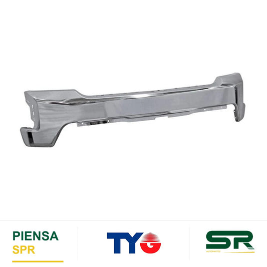 DEFENSA DELANTERA SIN HOYO PARA SENSOR CROMADA CHEVROLET PICKUP 2019-2025 TYG