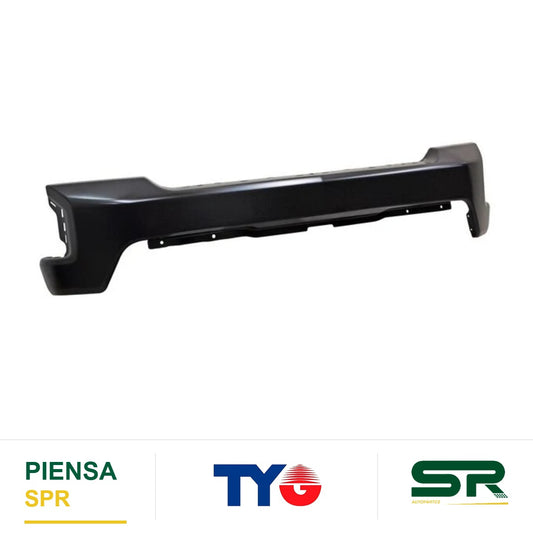 DEFENSA DELANTERA SIN HOYO PARA SENSOR NEGRA CHEVROLET PICKUP 2019-2023 TYG