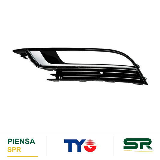 REJILLA IZQUIERDO CON HOYO PARA SENSOR PARA FARO DE NIEBLA VOLKSWAGEN PASSAT CC 2013-2016 842 TYG