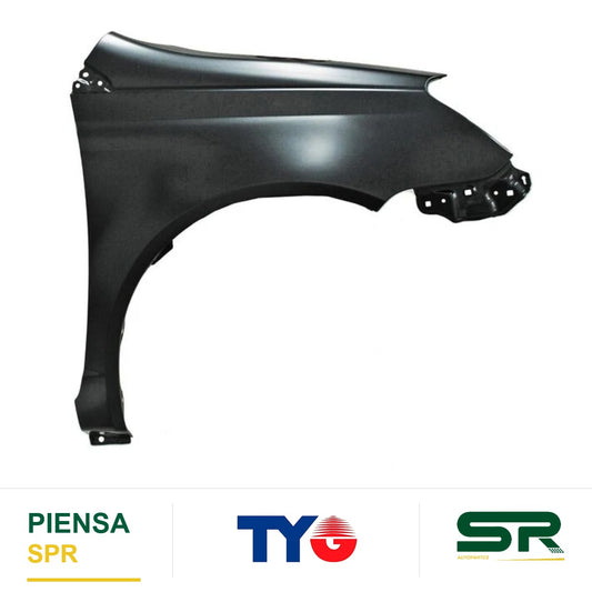 SALPICADERA DERECHA TOYOTA ECHO 2003-2005 S / HOYO P / MOLD TYG