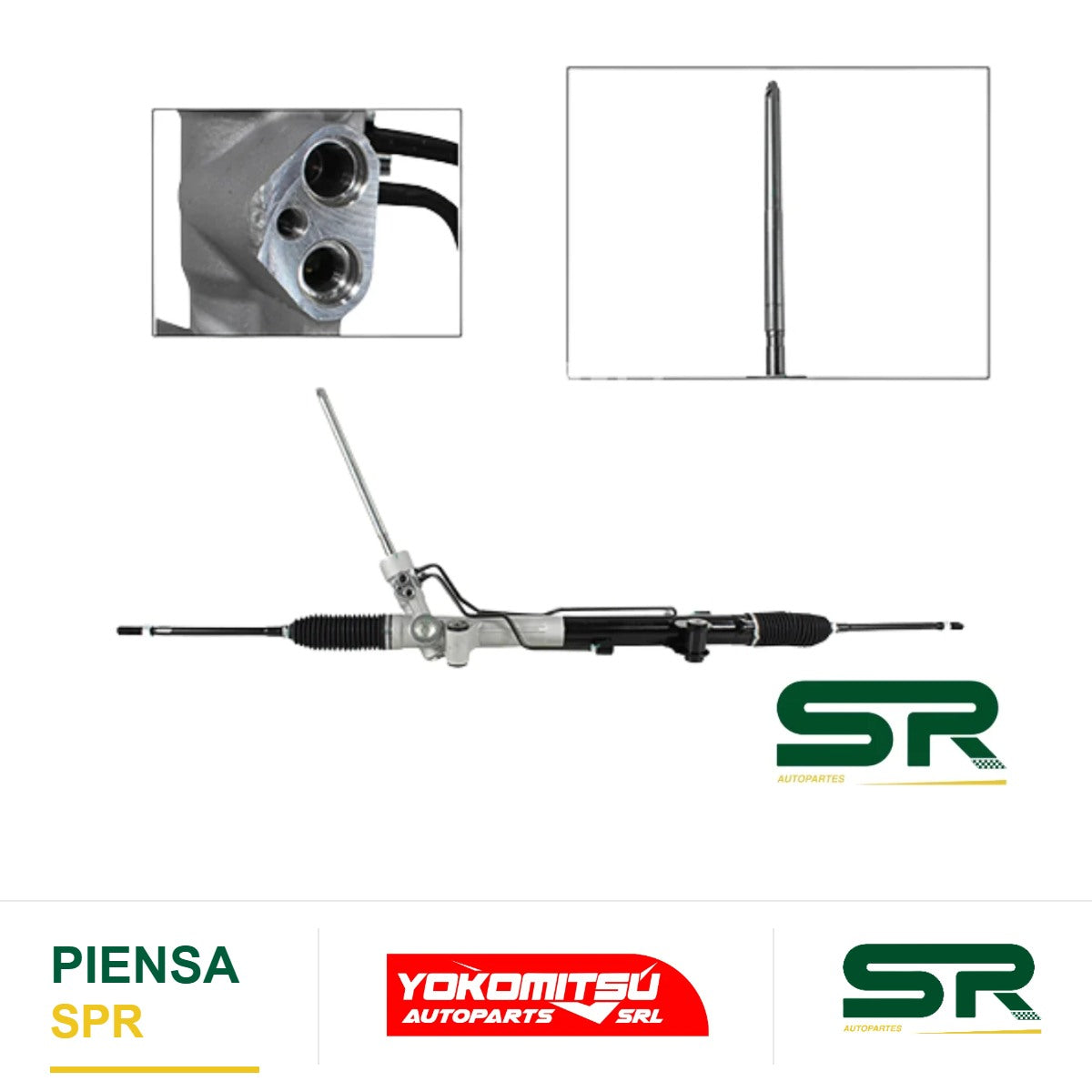 CAJA DE DIRECCIÓN HIDRÁULICA CON BIELETAS SIN TERMINALES TRANSIT 2.2L/3.7L 2014-2020 YOKOMITSU