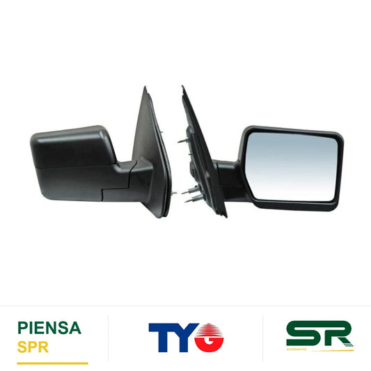 ESPEJO DERECHO MANUAL SIN CONTROL FORD PICKUP LOBO LARIAT 2004-2008 / FORD HARLEY 2004-2008 / FORD FX4 2004-2008 / FORD FX2 2004-2008 / FORD PLATINUM 2004-2008 / FORD KING RANCH 2004-2008 / FORD XL 2004-2008 / FORD XLT 2004-2008 / FORD STX 2004-2008 TYG