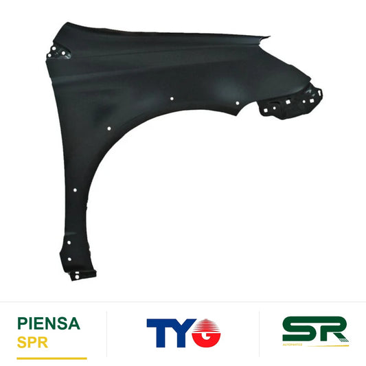 SALPICADERA DERECHA TOYOTA ECHO 2003-2005 C / HOYO P / MOLD TYG