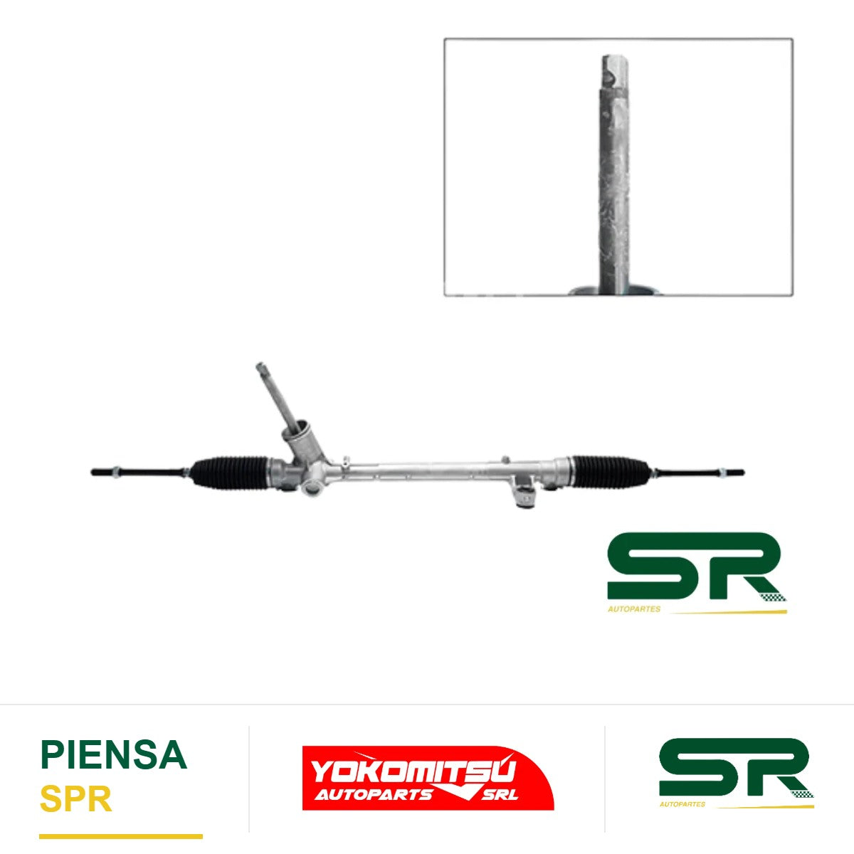 CAJA DE DIRECCIÓN ELECTROASISTIDA CON BIELETAS SIN TERMINALES (MAVERICK 2.0L 22-25/BRONCO SPORT 1.5L-2.0L 21-25) ESCAPE 2.5L HYBRIDO 2020-2025 YOKOMITSU