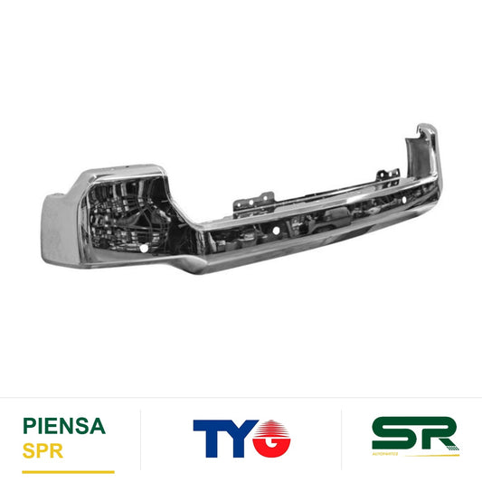 DEFENSA DELANTERA CON HOYO PARA SENSOR CROMADA CHEVROLET PICKUP 2019-2023 2500 / 3500 TYG