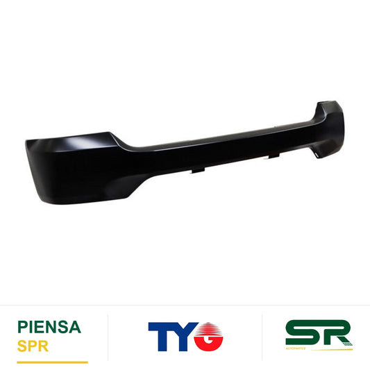 DEFENSA DELANTERA NEGRA SIN FARO DE NIEBLA SIN HOYO PARA SENSOR CHEVROLET PICKUP 2016-2018 1500 TYG