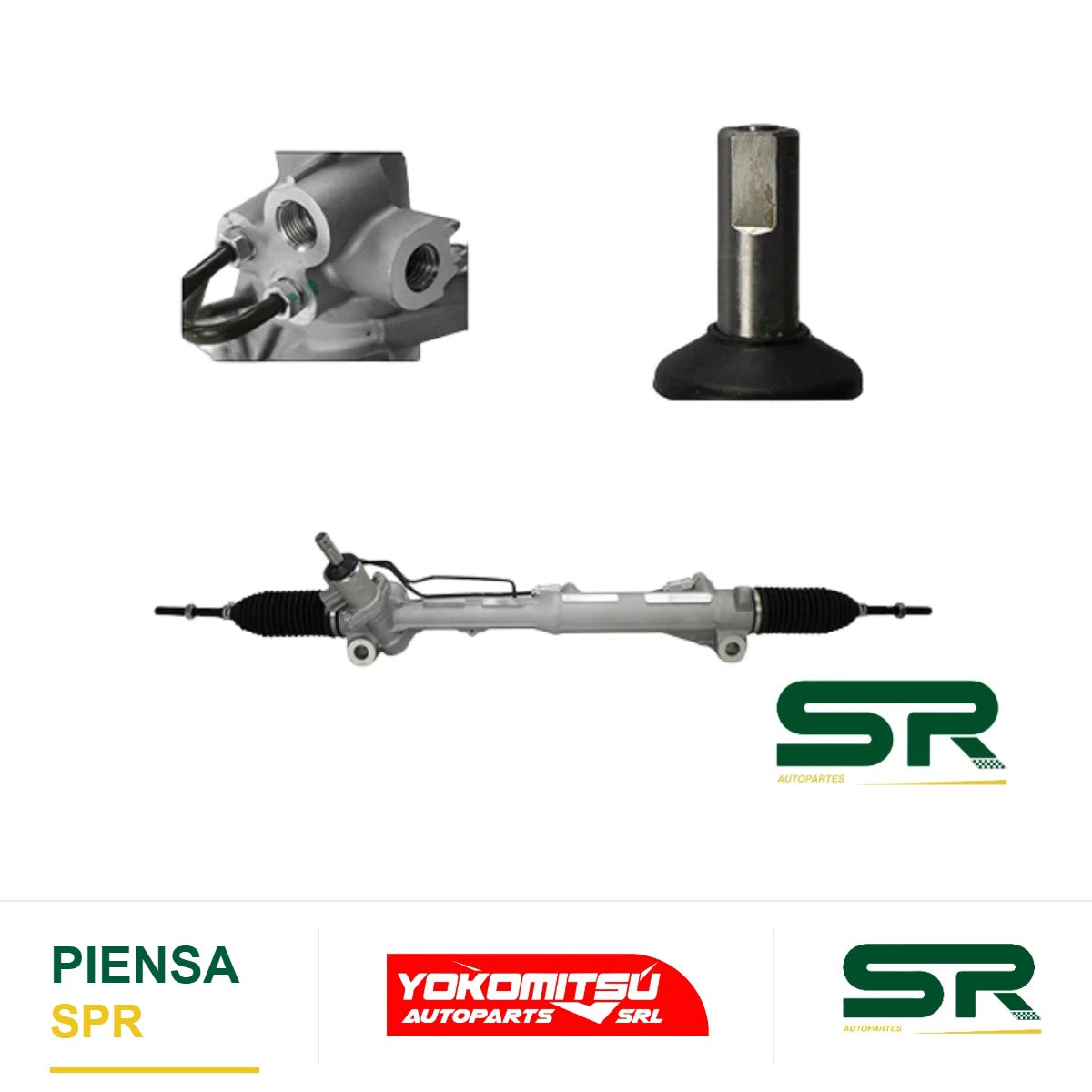 CAJA DE DIRECCIÓN HIDRÁULICA CON BIELETAS SIN TERMINALES (GASOLINA/DIESEL) RANGER 2/4WD 2.2L/2.3L/2.5L/3.2L 2013-2022 YOKOMITSU