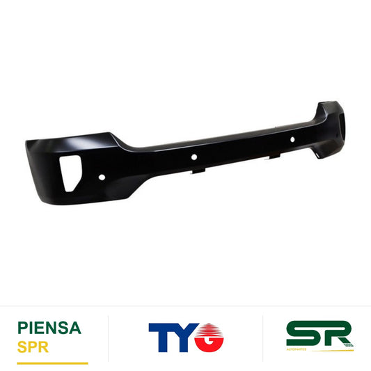 DEFENSA DELANTERA NEGRA PARA FARO DE NIEBLA CON HOYO PARA SENSOR CHEVROLET PICKUP 2016-2018 1500 TYG