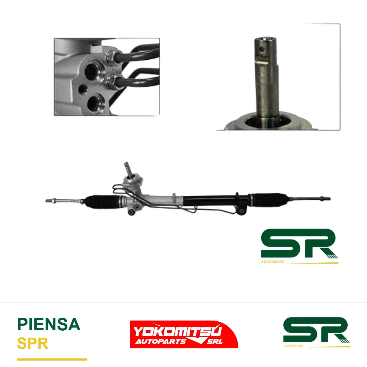 CAJA DE DIRECCIÓN HIDRÁULICA CON BIELETAS SIN TERMINALES (SEDAN/HATCHBACK) FIESTA IKON 1.6L 2011-2015 YOKOMITSU