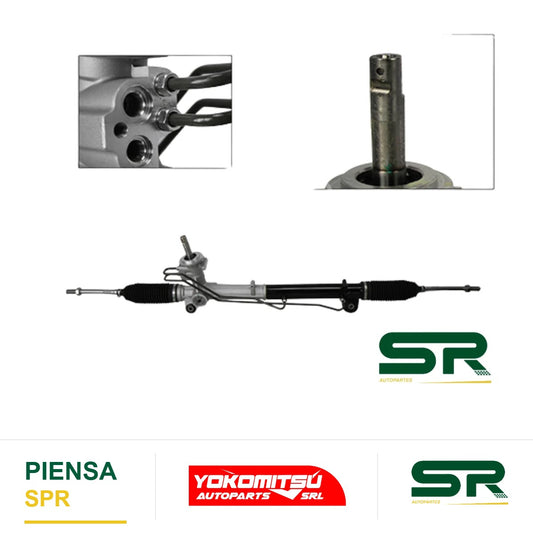 CAJA DE DIRECCIÓN HIDRÁULICA CON BIELETAS SIN TERMINALES (SEDAN/HATCHBACK) FIESTA IKON 1.6L 2011-2015 YOKOMITSU