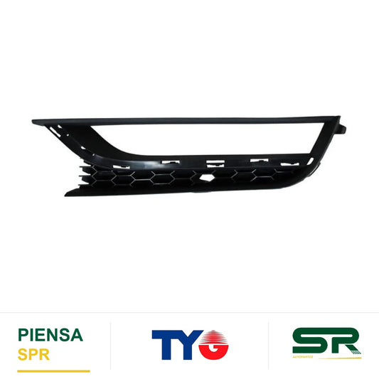 REJILLA IZQUIERDO PARA FARO DE NIEBLA CROMADA VOLKSWAGEN PASSAT 2012-2015 S / MOLD PANAL TYG