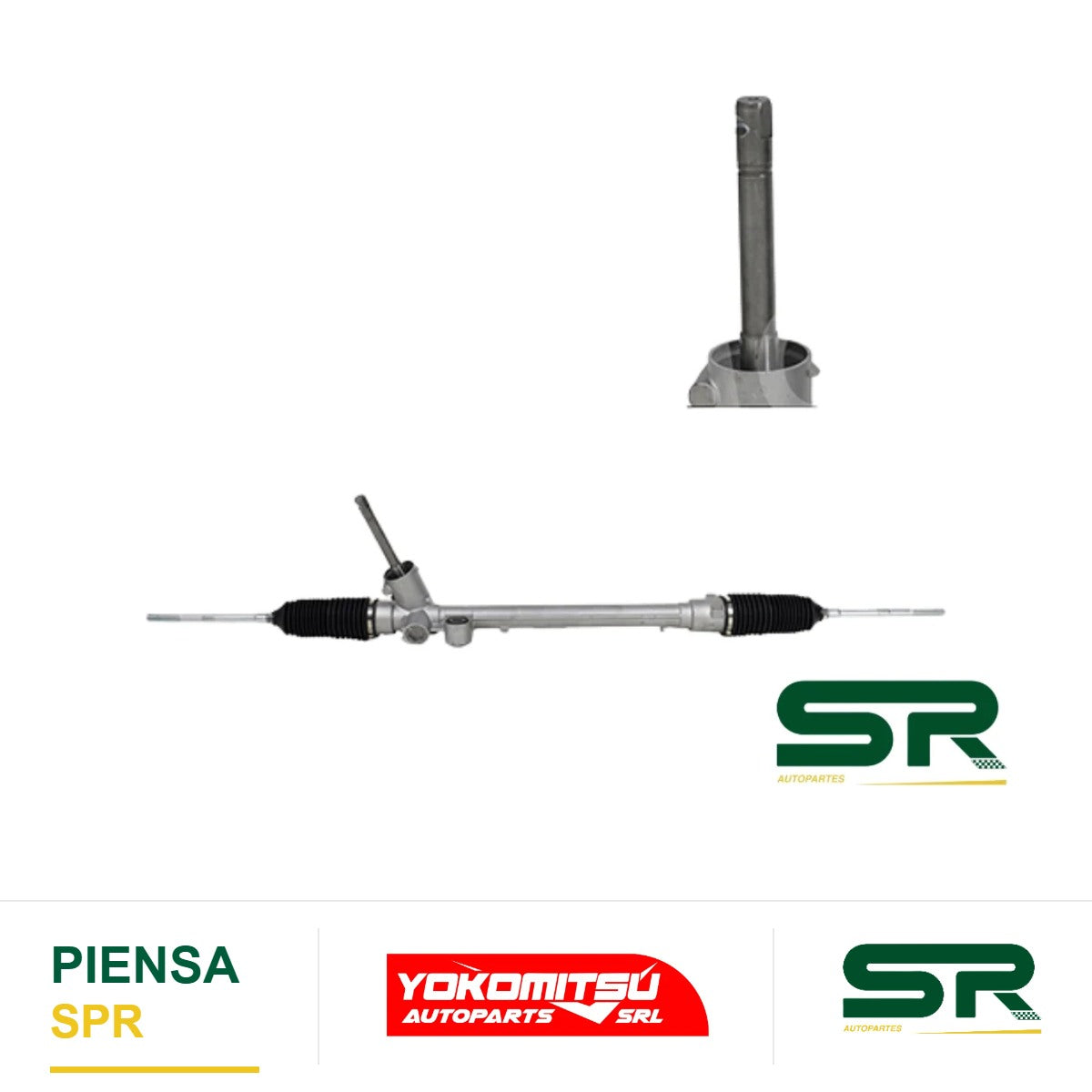 CAJA DE DIRECCIÓN ELECTROASISTIDA CON BIELETAS SIN TERMINALES (TRANSIT COURIER 1.0L 21-25) FIESTA 1.6L 2011-2019 YOKOMITSU