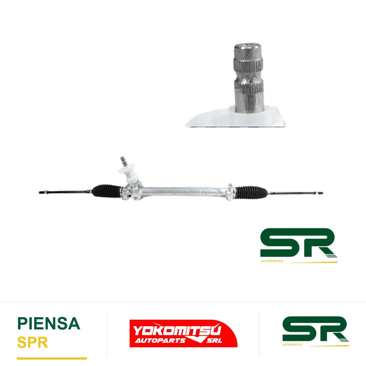 CAJA DE DIRECCIÓN ELECT CON BIELETAS SIN TERMINALES SINFIN 20MM P/TOLVA CALOR (CRETA GRAND 21-25/KIA SELTOS 18-25) CRETA 1.4L/1.5L/1.6L 2017-2025 YOKOMITSU