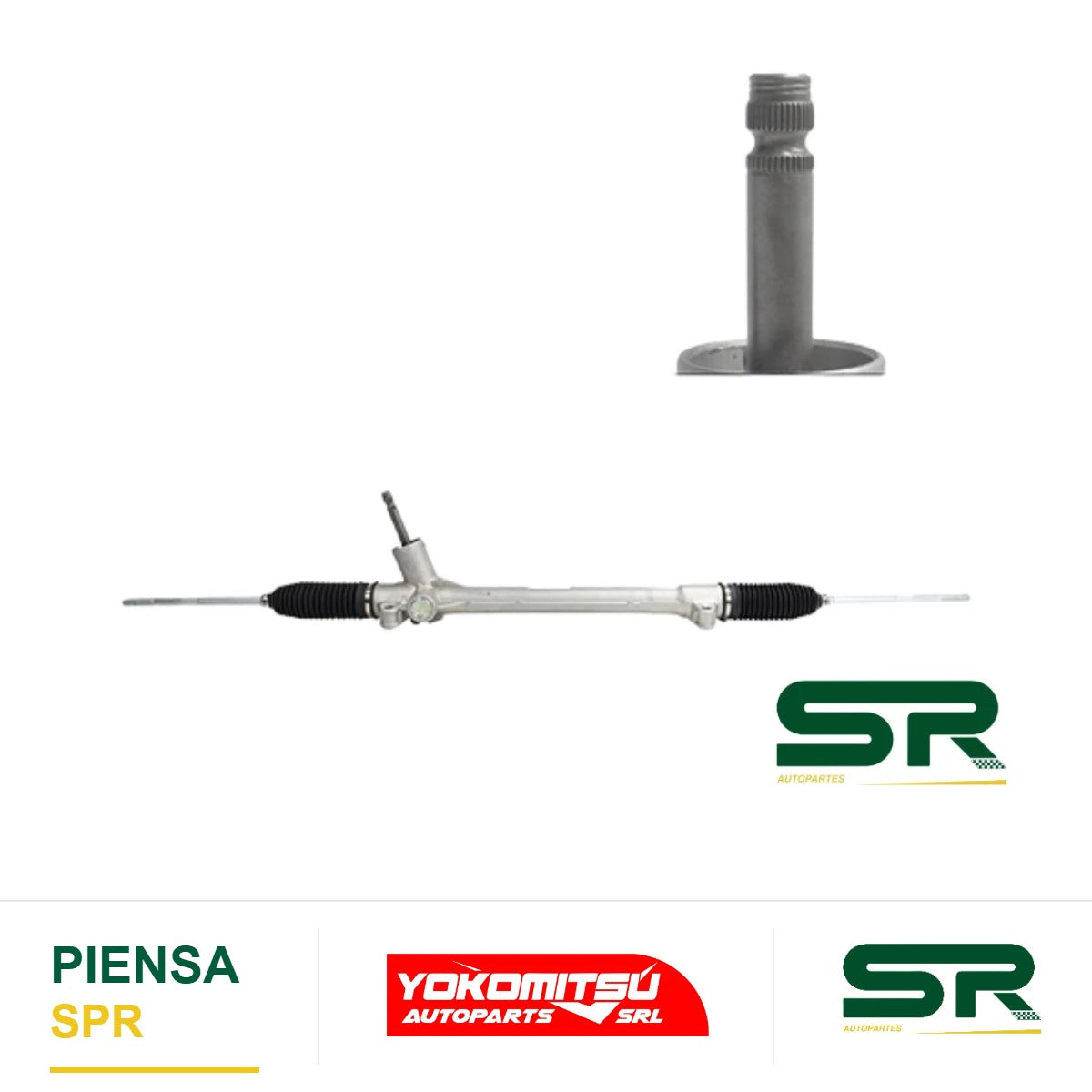 CAJA DE DIRECCIÓN ELECTROASISTIDA CON BIELETAS SIN TERMINALES SINFIN 16MM (KIA SELTOS 18-25) CRETA 1.6L 2017-2020 YOKOMITSU