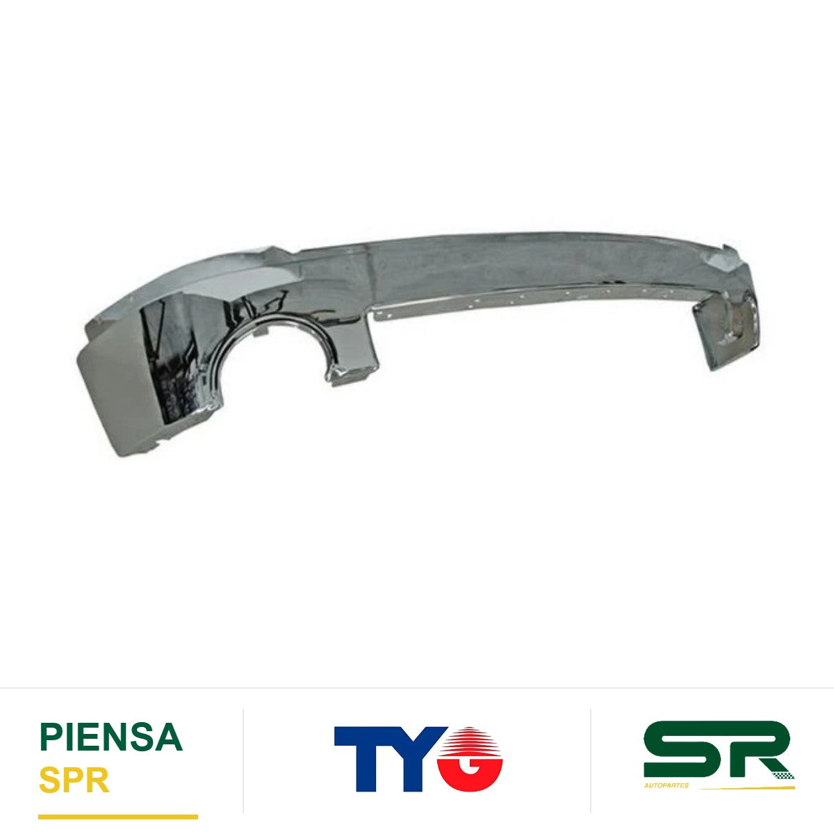 DEFENSA DELANTERA CENTRAL SIN HOYO CHEVROLET PICKUP 2007-2013 TYG