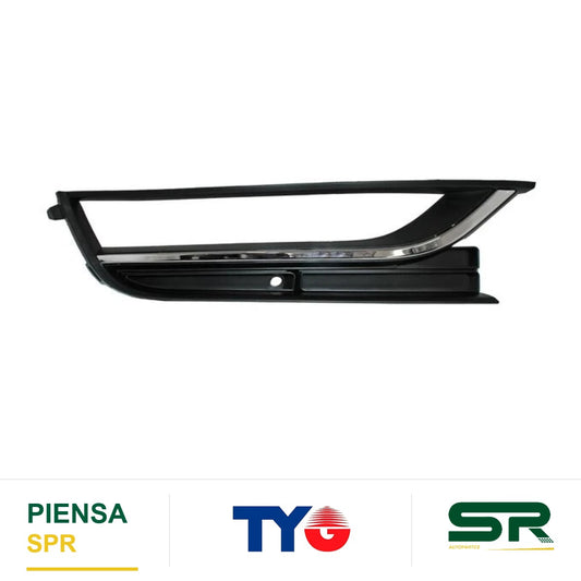REJILLA DERECHO PARA FARO DE NIEBLA CROMADA VOLKSWAGEN PASSAT 2012-2015 C / MOLD LINEAS TYG