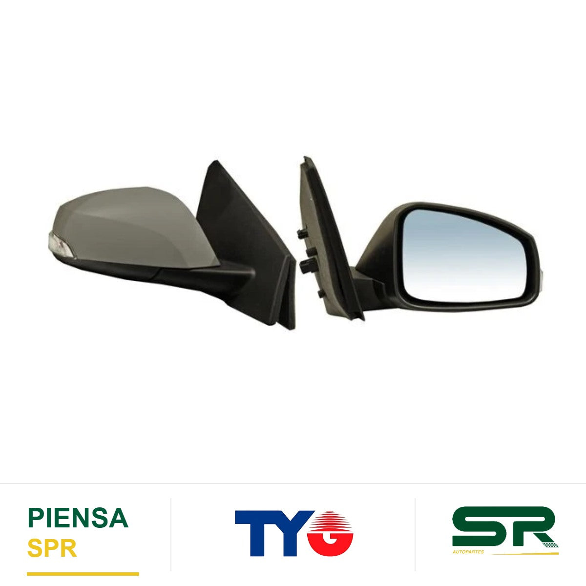 ESPEJO DERECHO MEGANE II 07-10 ELÉCTRICO CON DIRECCIONAL PARA PINTAR CON DESEMPAÑANTE AUTOABATIBLE 10 PINES CCC2 RENAULT FLUENCE 2011-2017 TYG