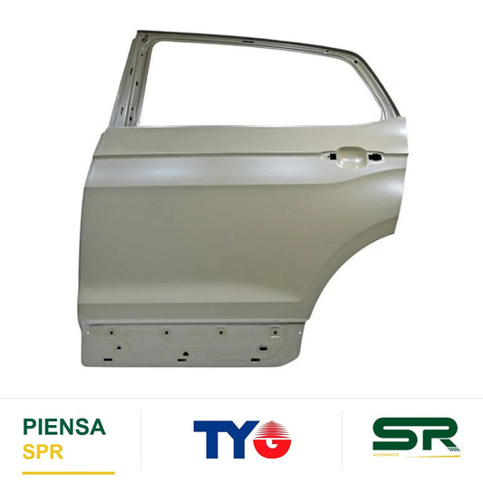 PUERTA TRASERA IZQUIERDA TOYOTA COROLLA CROSS 2022-2026 C / HOYO P / MOLD TYG