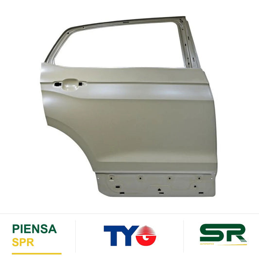PUERTA TRASERA DERECHA TOYOTA COROLLA CROSS 2022-2026 C / HOYO P / MOLD TYG