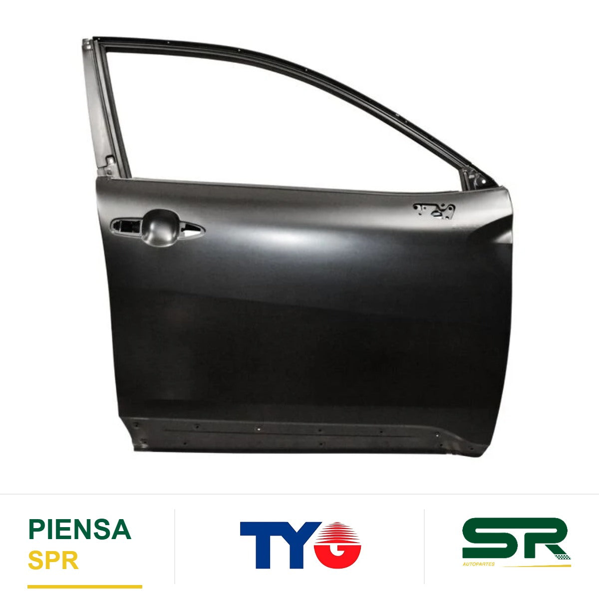 PUERTA DELANTERA DERECHA CON HOYO PARA MOLDURA TOYOTA COROLLA CROSS 2022-2026 TYG
