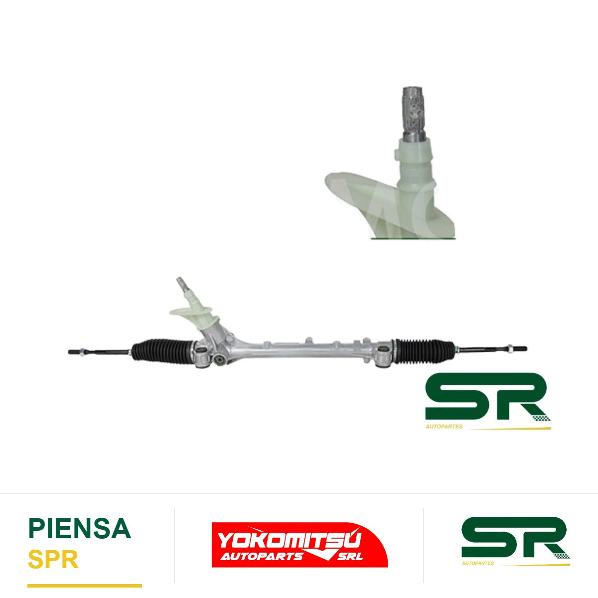 CAJA DE DIRECCIÓN ELECTROASISTIDA CON BIELETAS SIN TERMINALES (MONTANA 1.2L 24-25) TRACKER 1.2L 2021-2025 YOKOMITSU