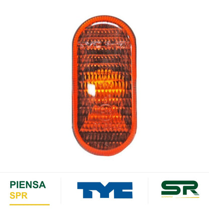 CUARTO LATERAL ÁMBAR LH=RH NISSAN PLATINA/ CLIO 2002-2010 TYC