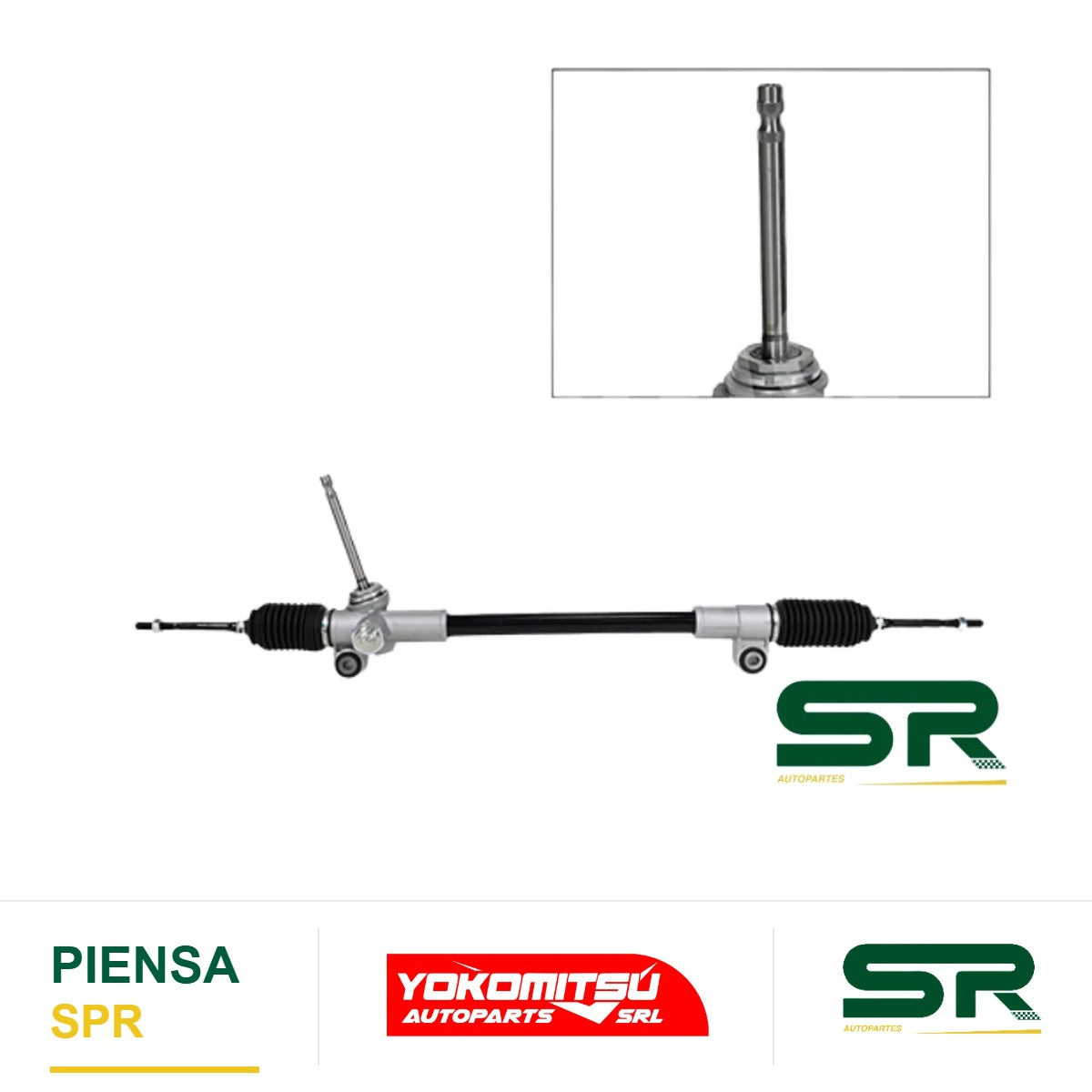 CAJA DE DIRECCIÓN ELECTROASISTIDA CON BIELETAS SIN TERMINALES (SEDAN/HATCHBACK) BEAT 1.2L 2018-2021 YOKOMITSU