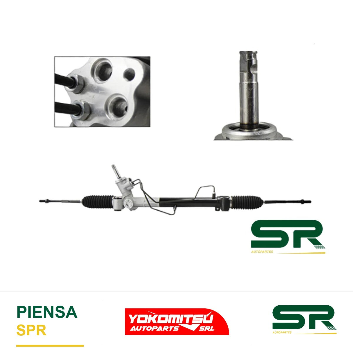 CAJA DE DIRECCIÓN HIDRÁULICA CON BIELETAS SIN TERMINALES (SEDAN/HATCHBACK) SONIC 1.6L 2012-2016 YOKOMITSU