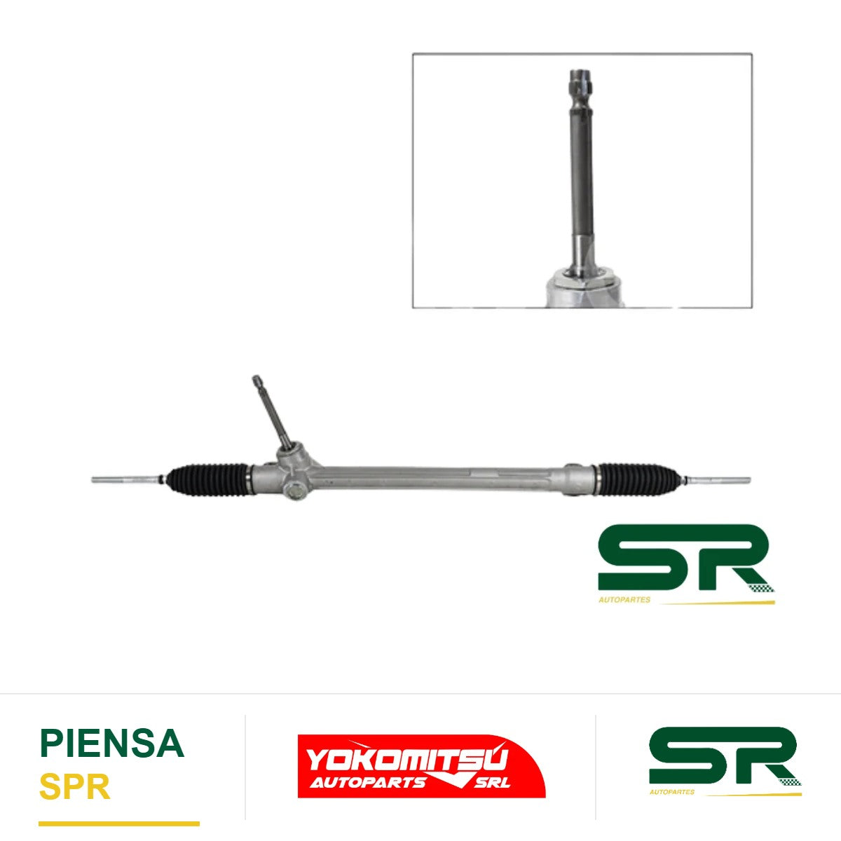 CAJA DE DIRECCIÓN ELECTROASISTIDA CON BIELETAS SIN TERMINALES (NUEVA LINEA) SPARK NG 1.4L 2016-2021 YOKOMITSU