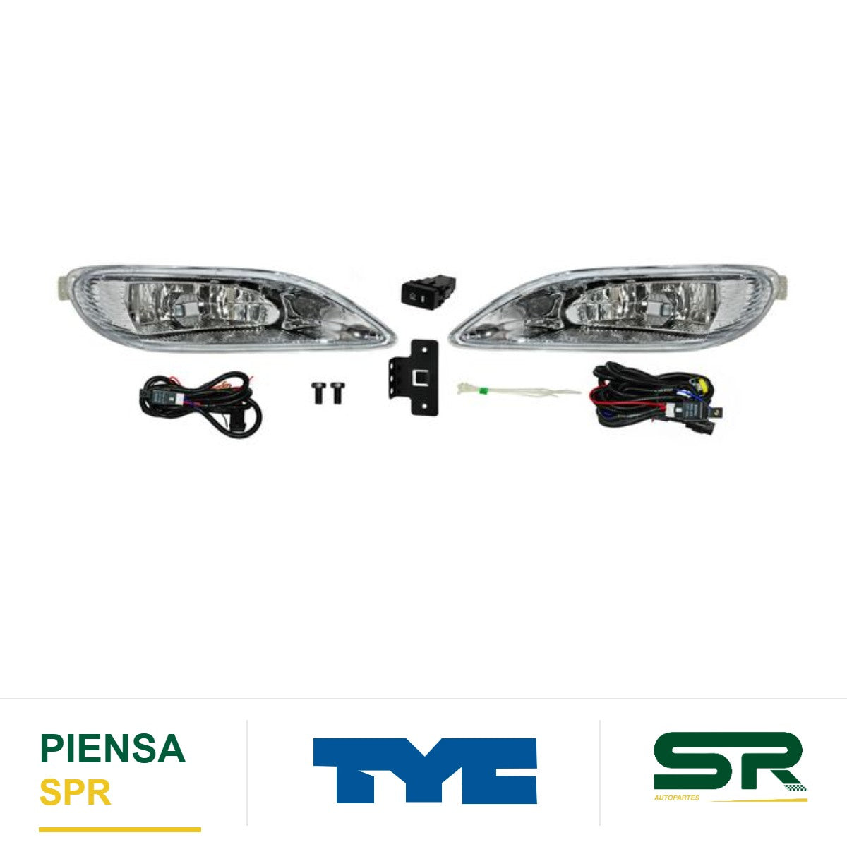 FARO DE NIEBLA JUEGO TOYOTA COROLLA 2005-2008 / CAMRY 2002-2004 TYC
