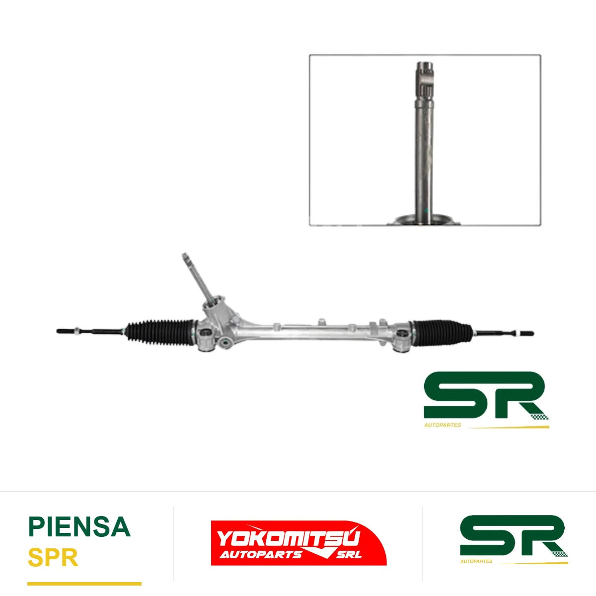 CAJA DE DIRECCIÓN ELECTROASISTIDA CON BIELETAS SIN TERMINALES ONIX 1.0L/1.2L 2020-2022 YOKOMITSU