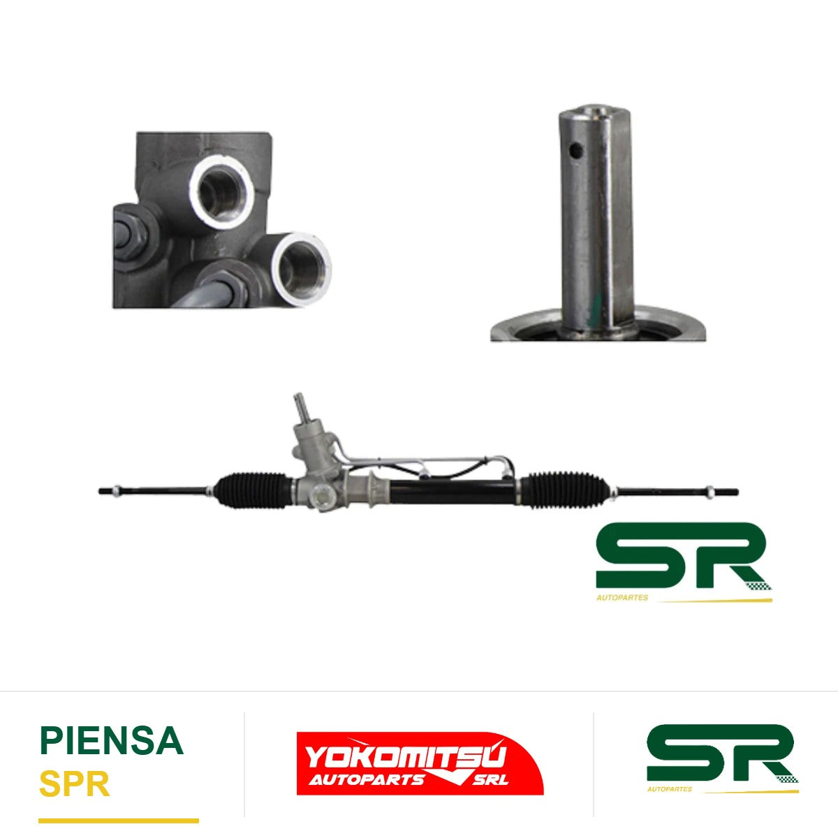 CAJA DE DIRECCIÓN HIDRÁULICA CON BIELETAS SIN TERMINALES TORNADO 1.8L 2012-2020 YOKOMITSU