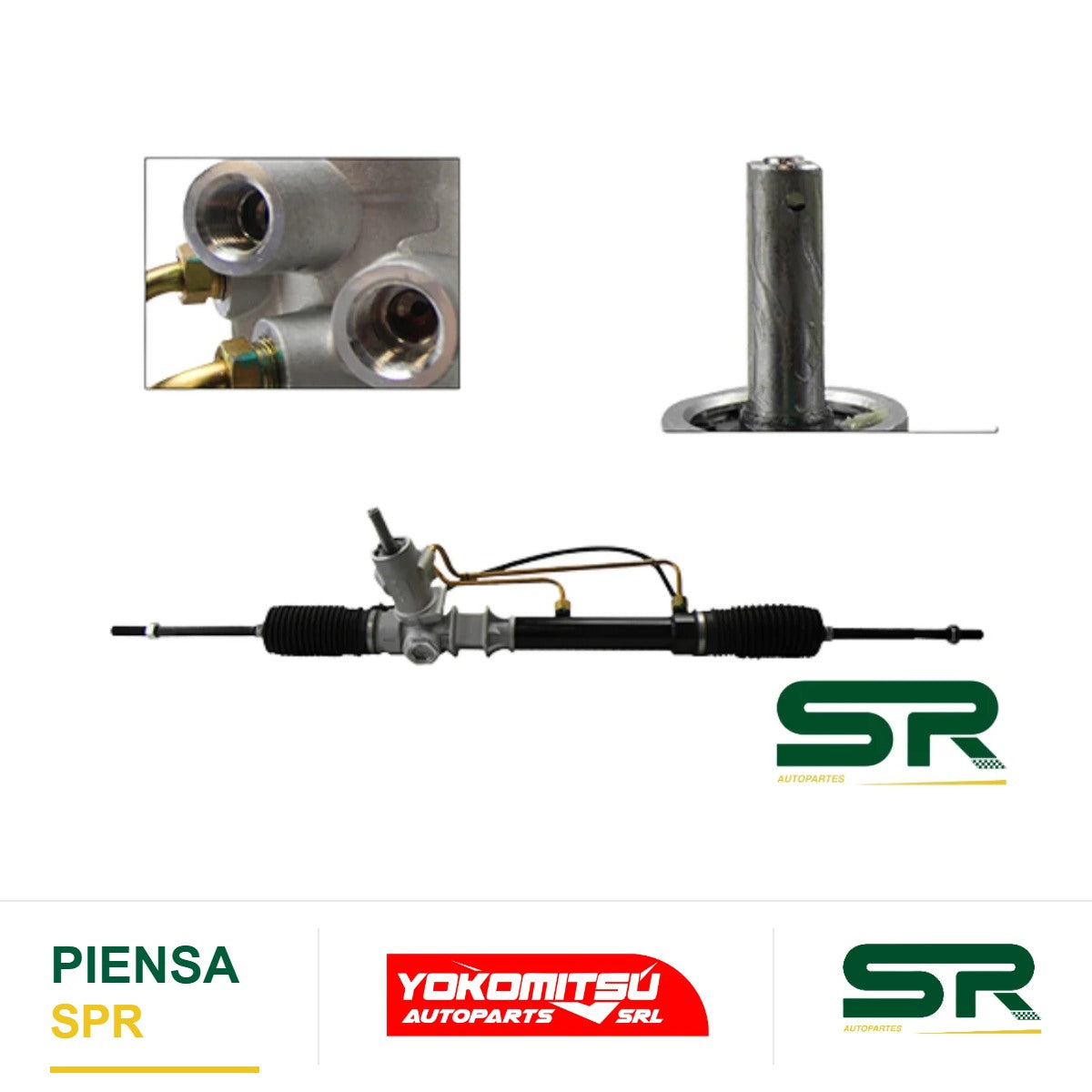 CAJA DE DIRECCIÓN HIDRÁULICA CON BIELETAS SIN TERMINALES (MONZA-SWING 94-12/CHEVY PICK-UP 97-03/TIGRA 99-00) CHEVY C-1/C-2/C-3 1.4L/1.6L 1994-2012 YOKOMITSU