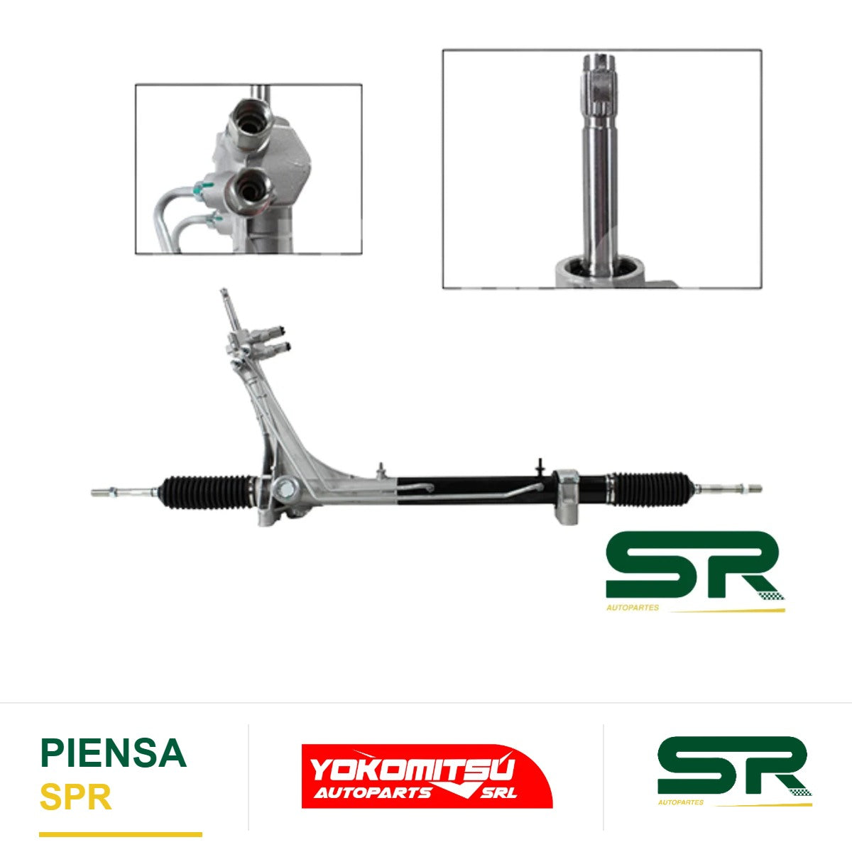 CAJA DE DIRECCIÓN HIDRÁULICA CON BIELETAS SIN TERMINALES SIN SERVOTRONIC (PROMASTER 14-21/MANAGER 08-21) DUCATO 2.3L/3.0L 2008-2023 YOKOMITSU