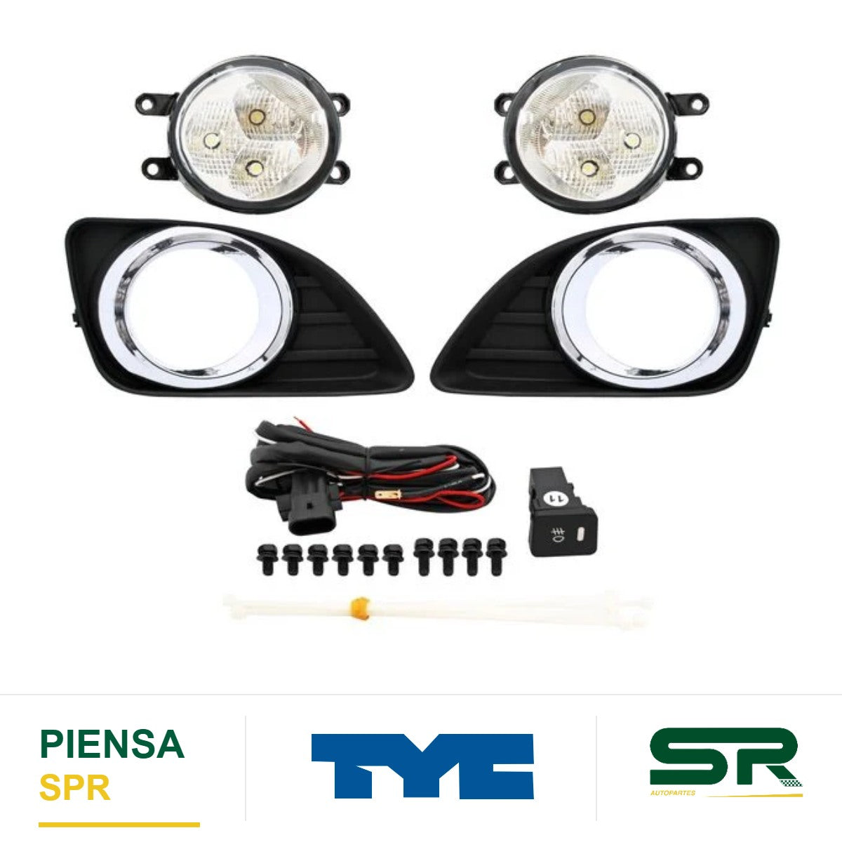 FARO DE NIEBLA JUEGO LED TOYOTA CAMRY 2010-2011 C / PARRILLA TYC