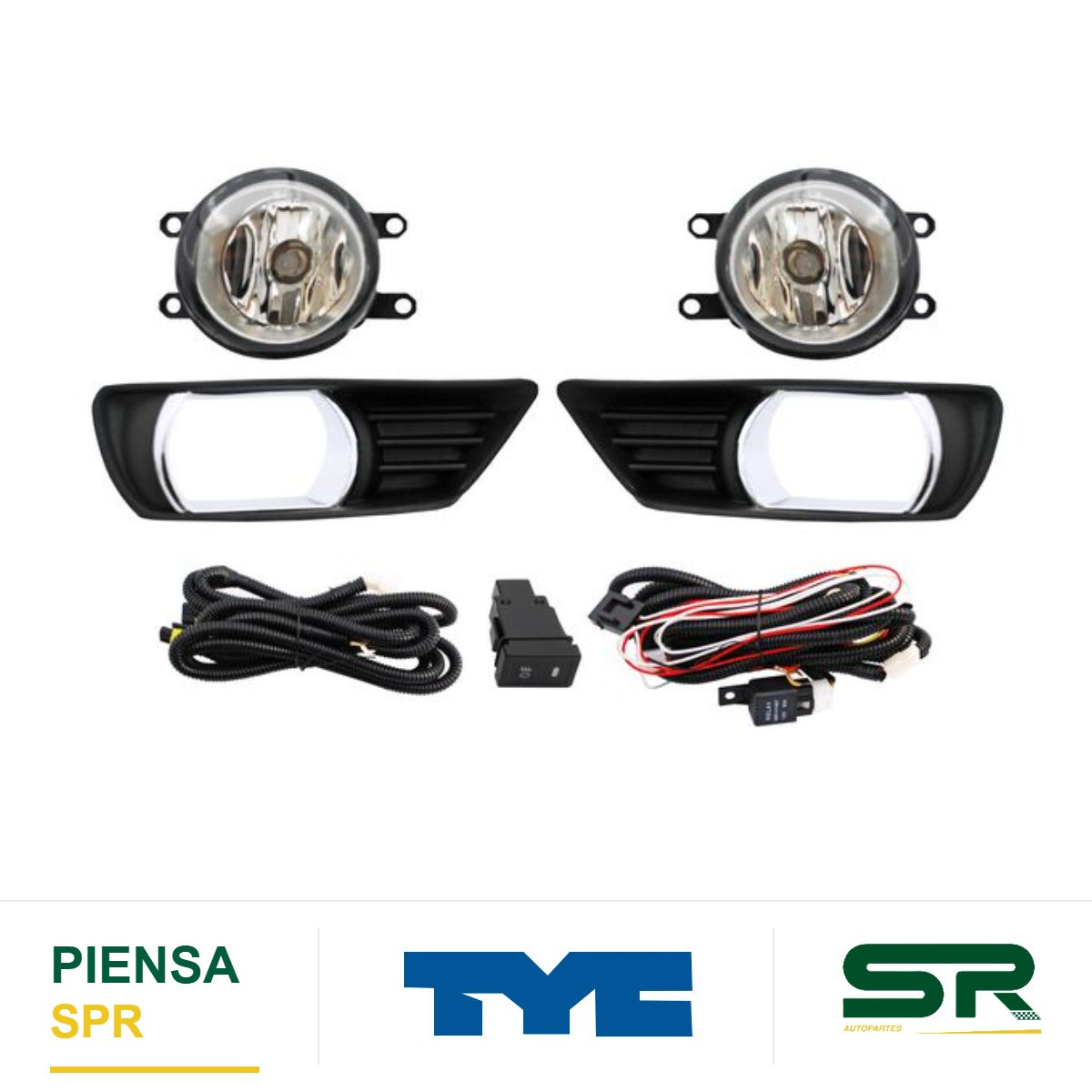 FARO DE NIEBLA JUEGO TOYOTA CAMRY 2007-2009 C / PARRILLA TYC
