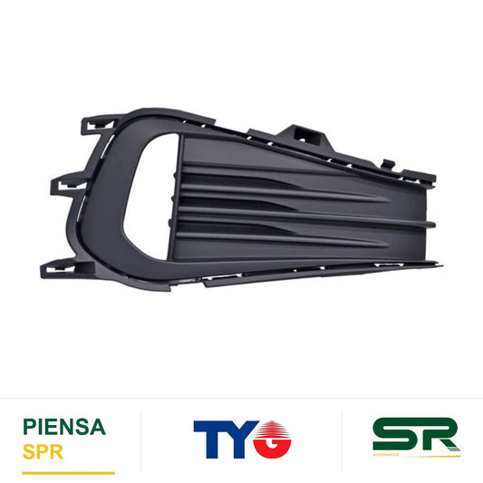 REJILLA DERECHO PARA FARO DE NIEBLA VOLKSWAGEN JETTA 2022-2024 CORRUGADA TYG