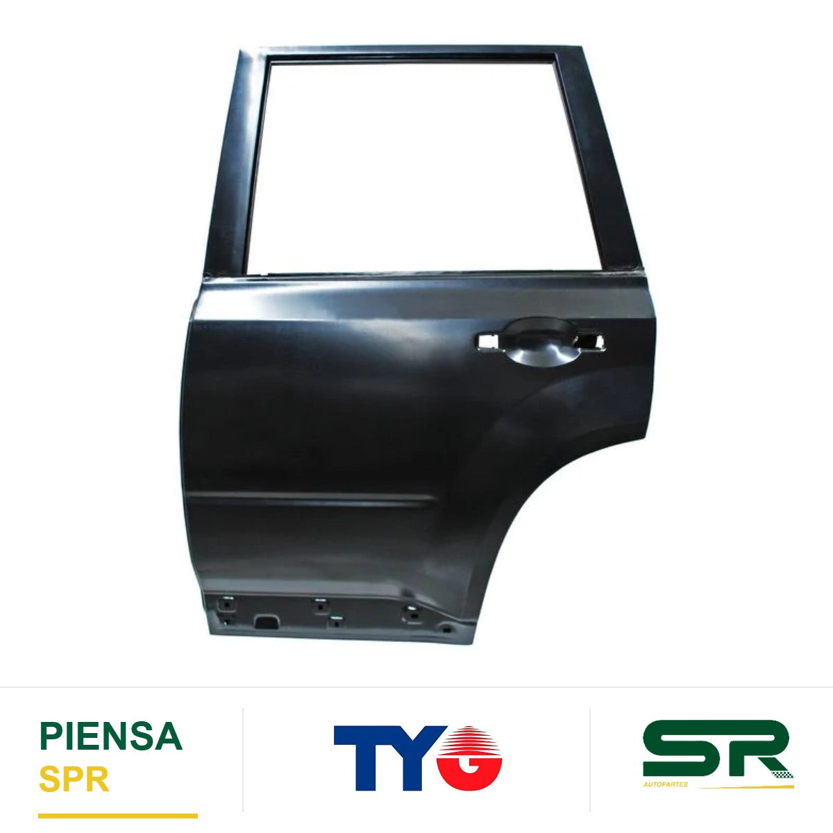 PUERTA TRASERA IZQUIERDA NISSAN X-TRAIL 2008-2014 C / HOYO P / MOLD TYG