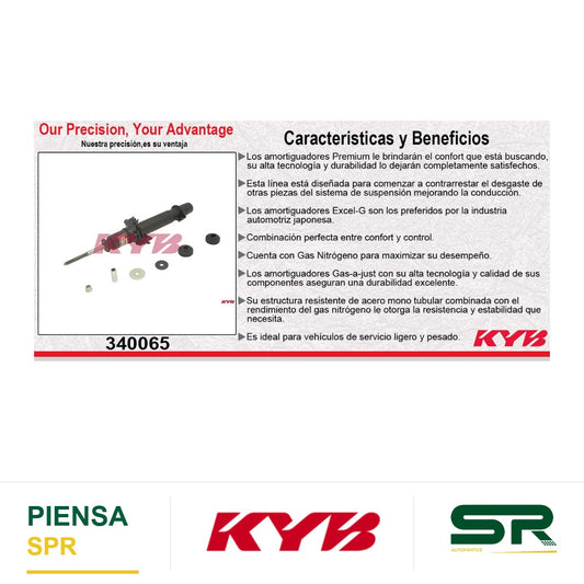 AMORTIGUADOR DELANTERO IZQUIERDO GAS EXCEL-G HONDA ACCORD (2010-2011) - CROSSTOUR (12) KYB