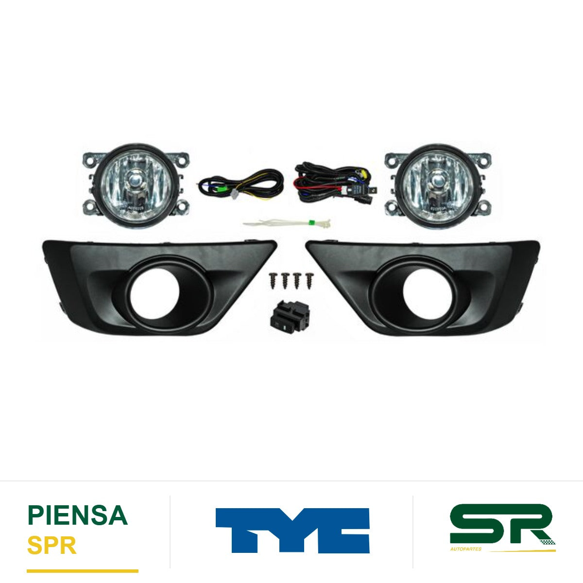 FARO DE NIEBLA JUEGO SUZUKI GRAND VITARA 2013-2015 C / PARRILLA TYC