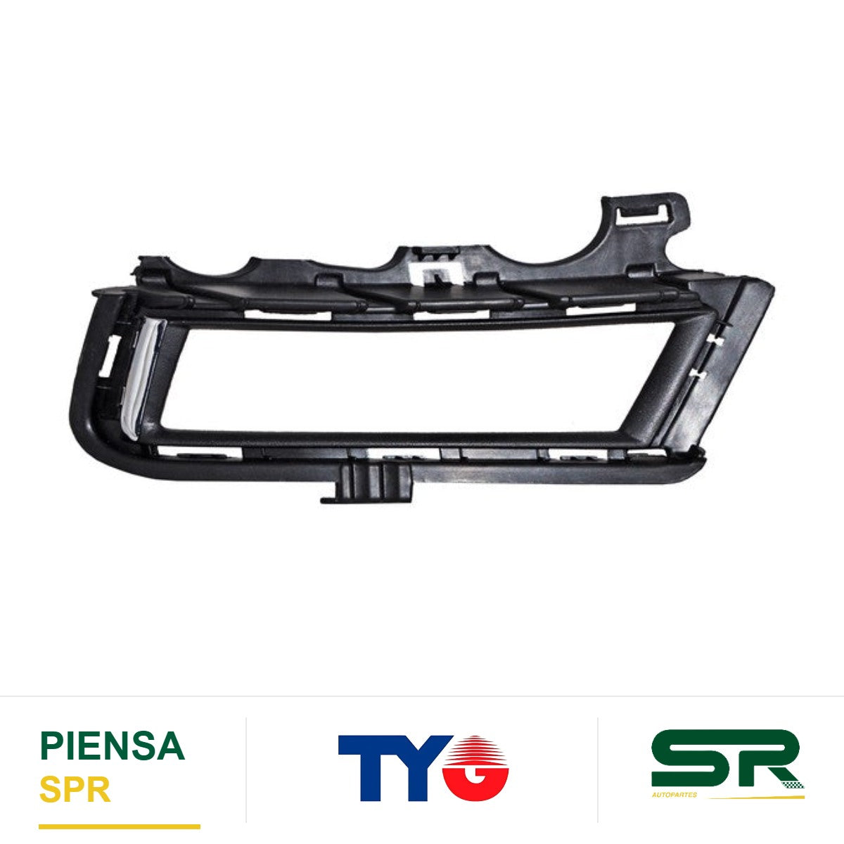 REJILLA DERECHA PARA FARO DE NIEBLA CROMADA VOLKSWAGEN GOLF 2015-2017 TYG